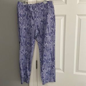 These cropped pants are so comfortable. Perfect condition.